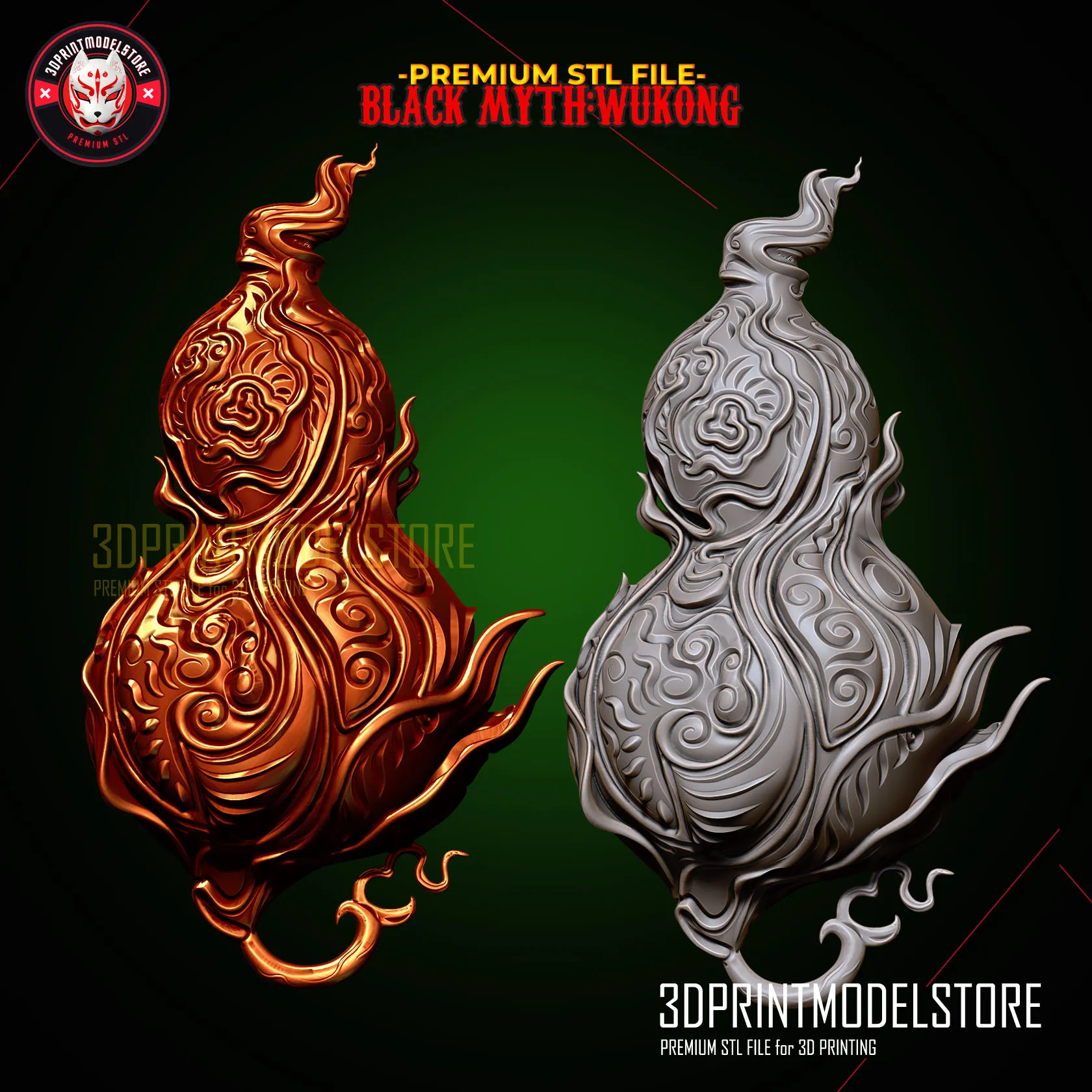 Black Myth Wukong - Traiblazer Scarlet Gourd - Premium STL