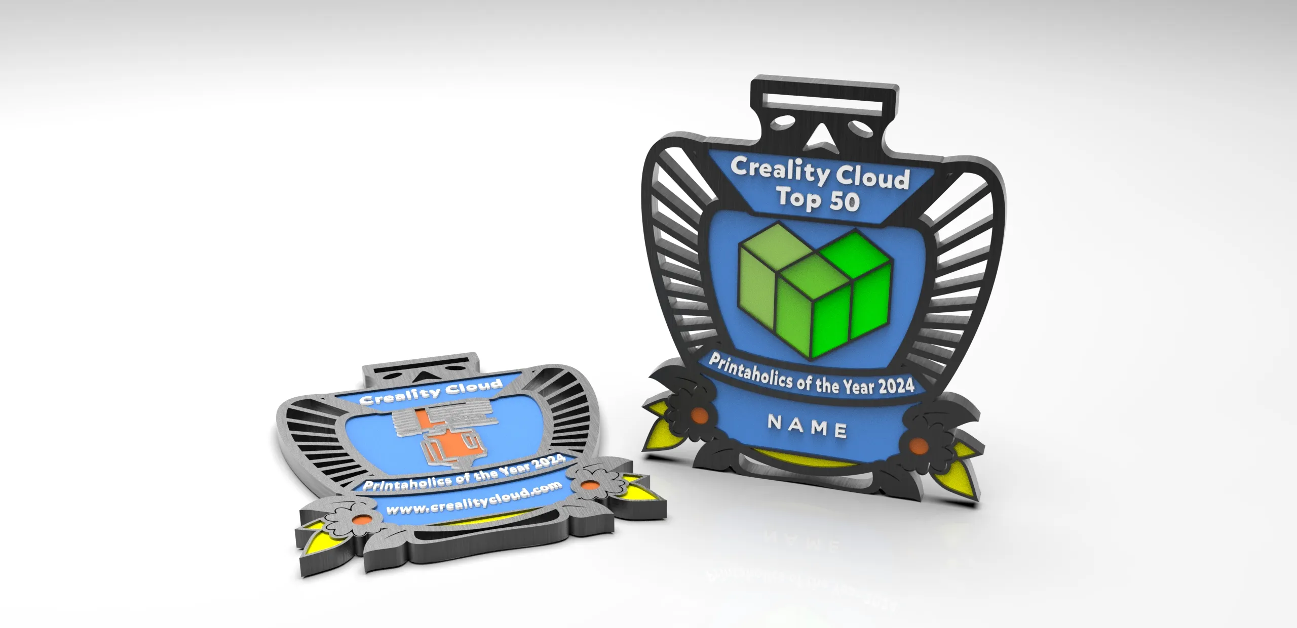 Creality Cloud Top50 Printaholics Designer of the Year 2024