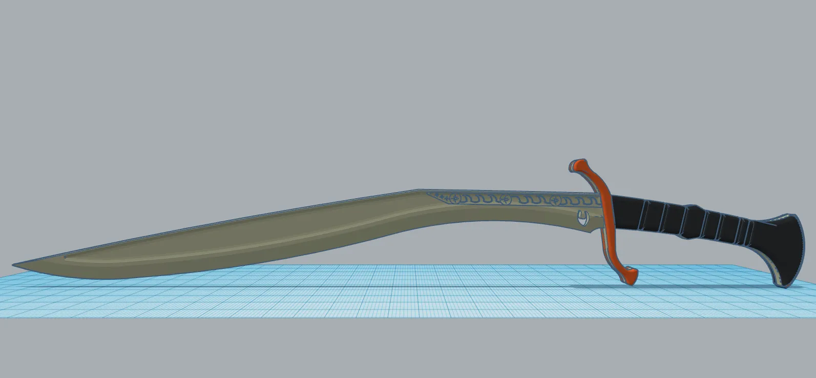 24.5 Inch Chitlangi Talwar Sword