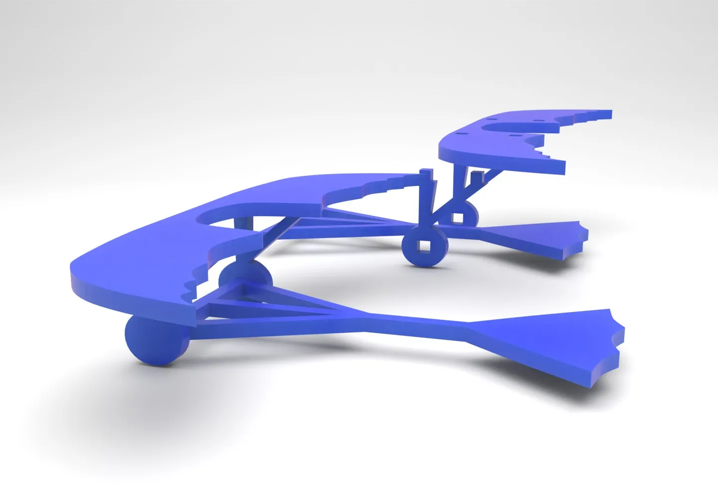 Wings of Leonardo da Vinci very simple