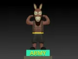 Army Mule - Maskottchen der United States Military Academy - 3D-Druck-2