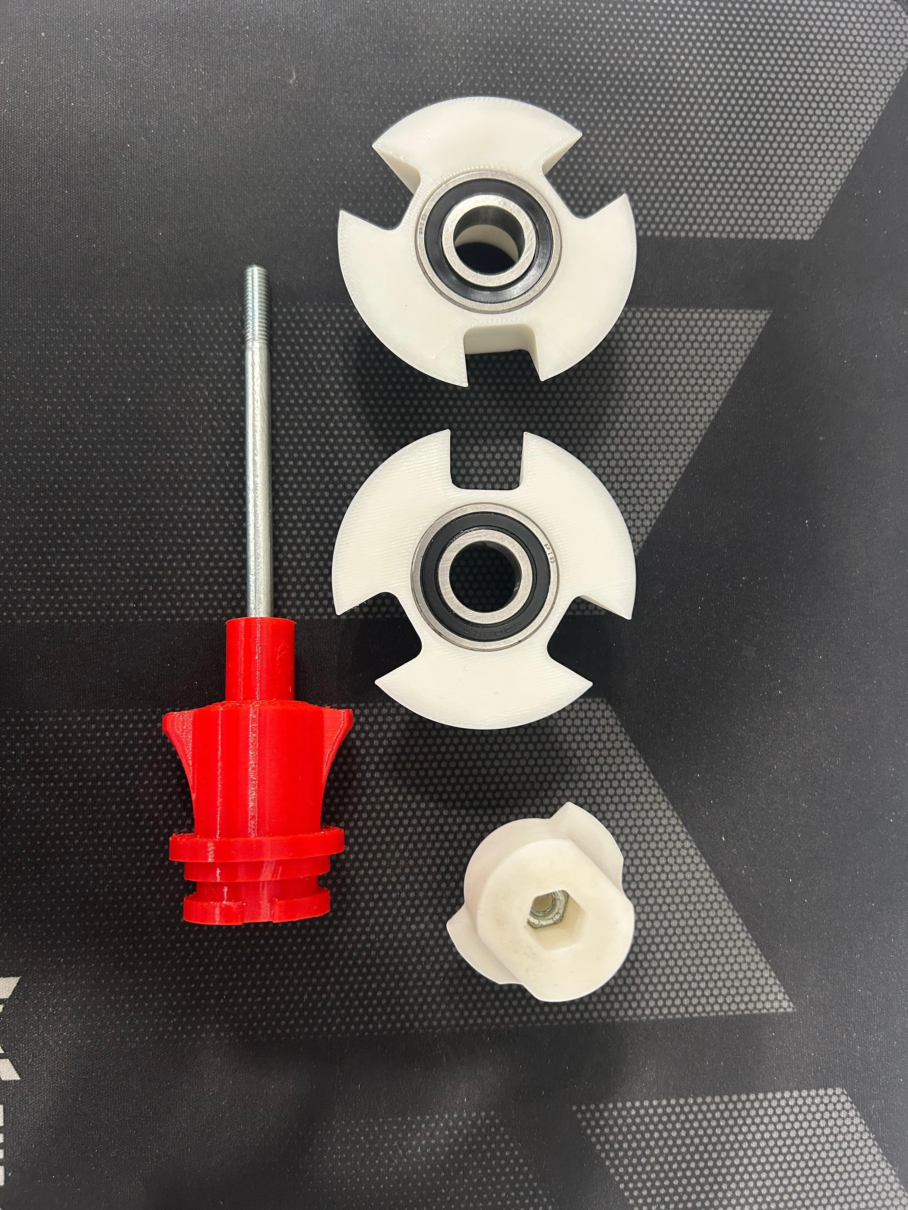 Bearing spool holder for filament