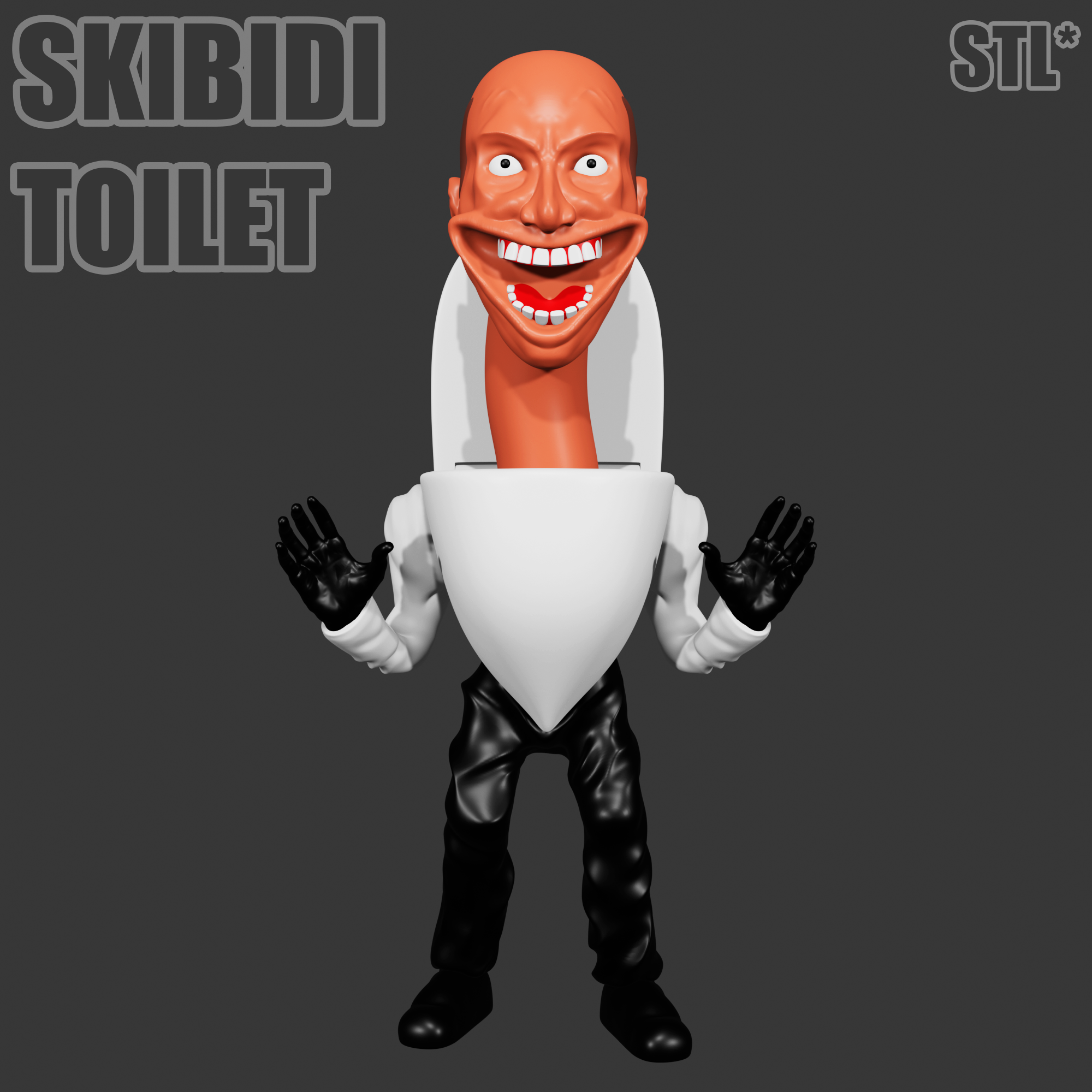 Sculpture G-Man Skibidi Toilet (Skibidi Toilet - Season 1)