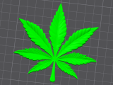 💨 Cannabis Leaf Coaster 💨-6