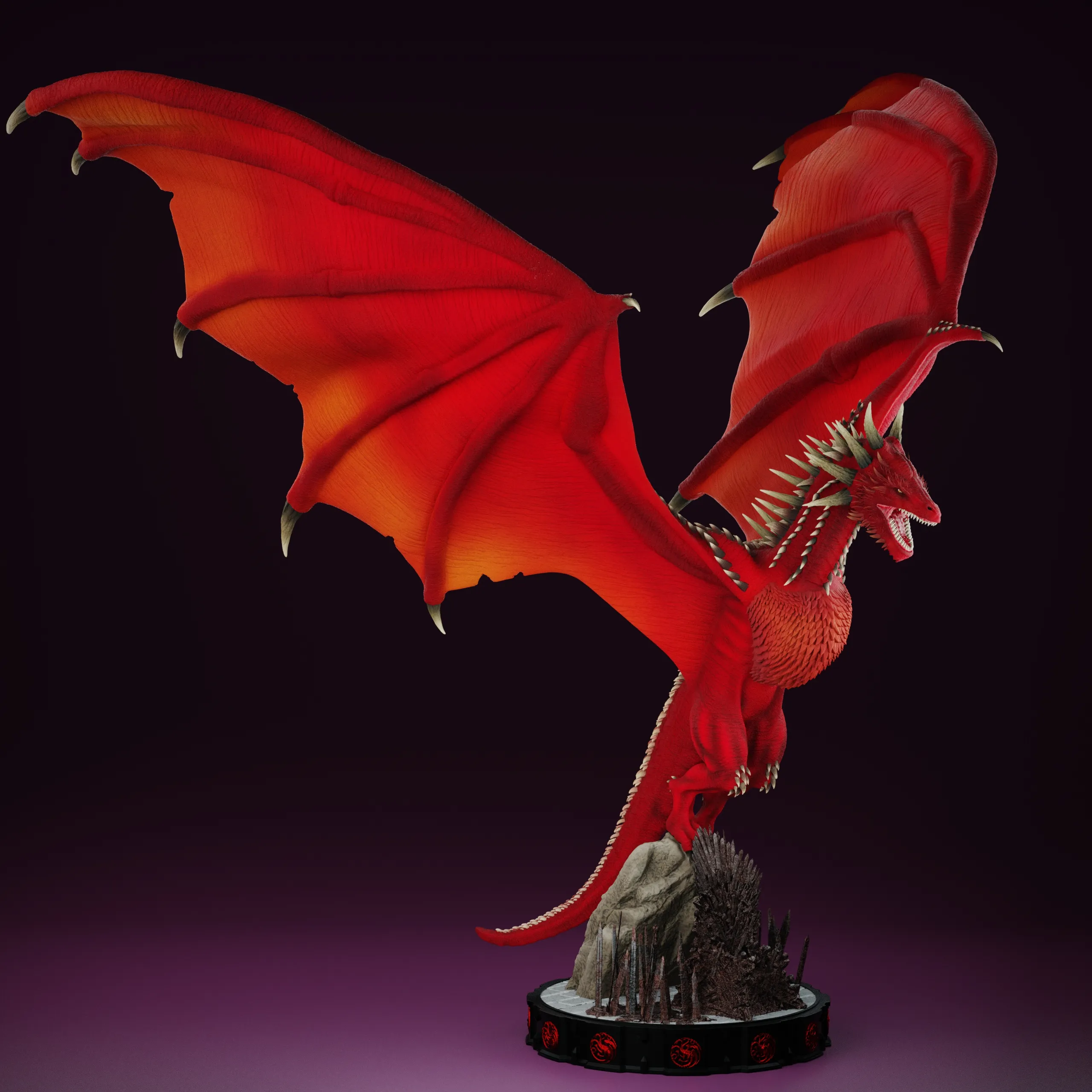 Meleys - The Red Queen - House of the Dragon