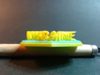 UKRAINE 3D FLAG-2