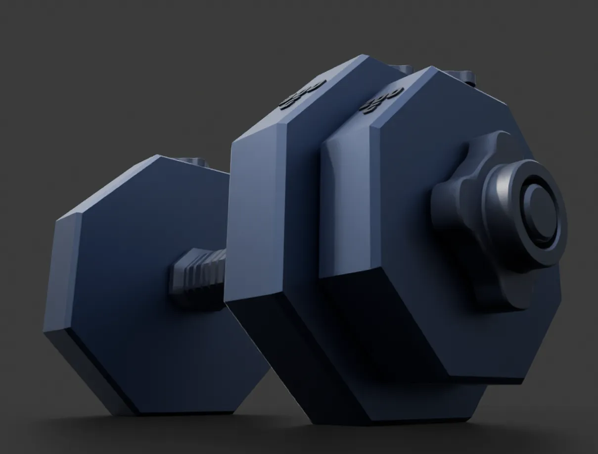 Printable Dumbbell-2