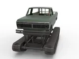 Redneck Rave Camion de boue sur chenilles Échelle 1:25-2