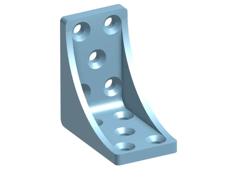Eckhalterung/-stütze 50mm x 30mm