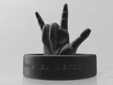 "I love you" Sign Language Jewelry Holder-4