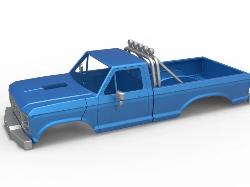 Shell of Vintage Monster Truck Version 3 Scale 1:25