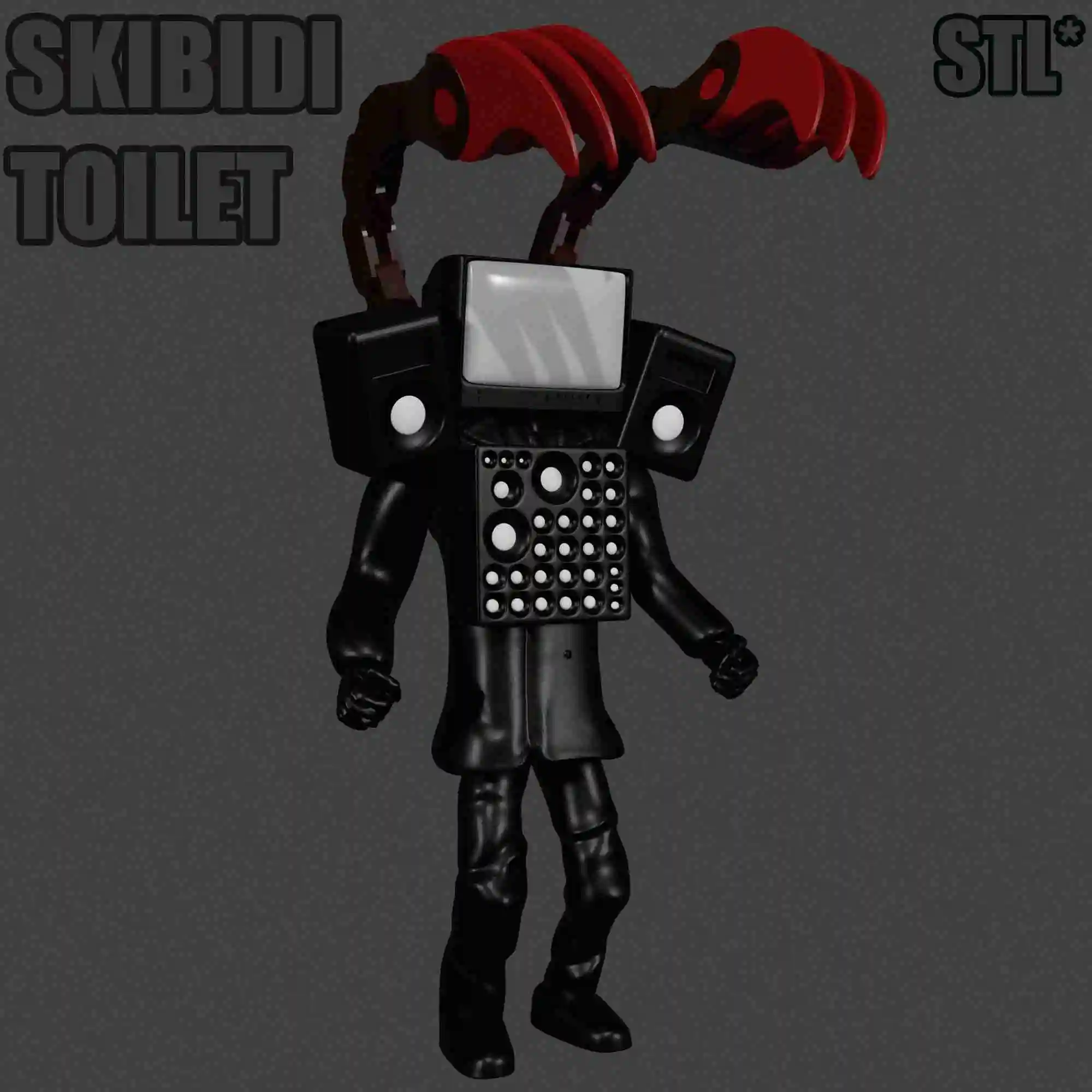 STL file TITAN CAMERAMAN SKIBIDI TOILET  3D FAN ART 🚽・3D print design to  download・Cults