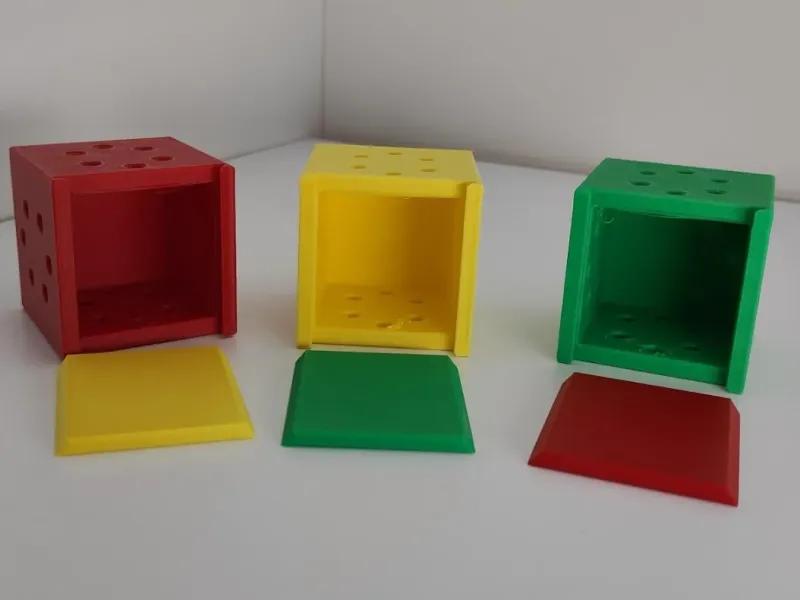 Box with holes