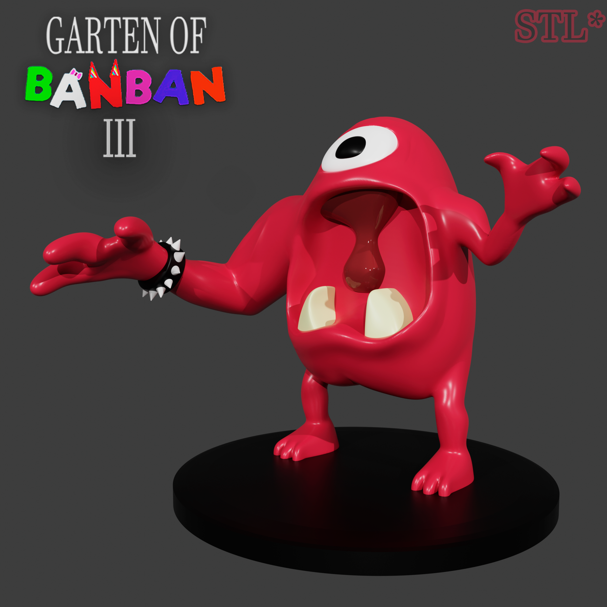 STL file EVIL BANBAN FROM GARTEN OF BANBAN 3 NEW MONSTERS, FAN ART