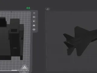 Fighter Jet Charging Dock - Phone, Watch, Earbuds