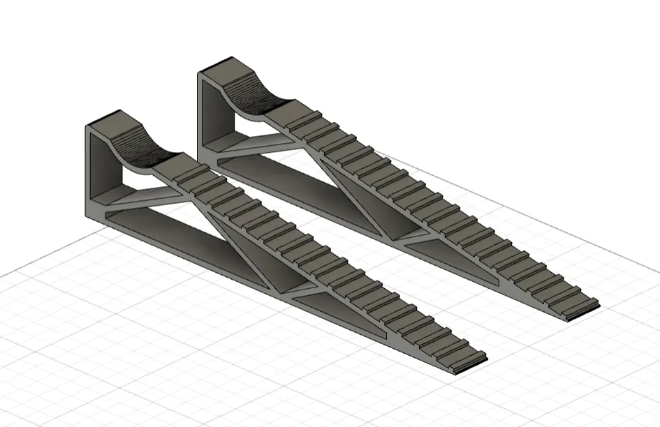 A Solid Triangular Ramp 1/18 RAMPES TRIANGULAIRE / TRIANGULAR RAMP | 3D models download ...