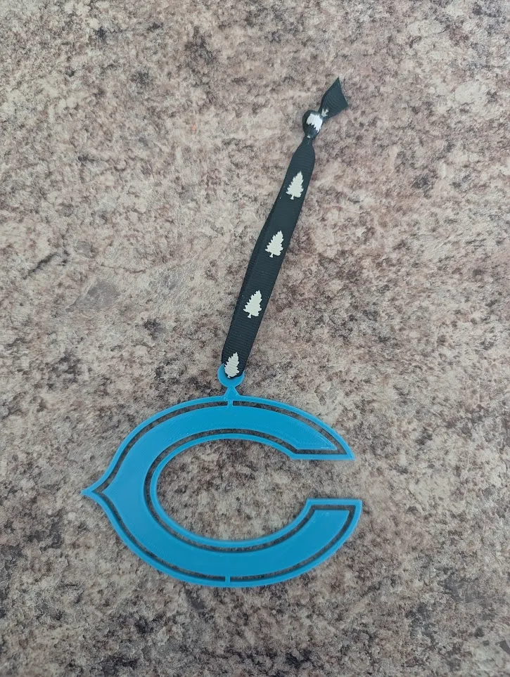 Chicago Bears Christmas Ornament