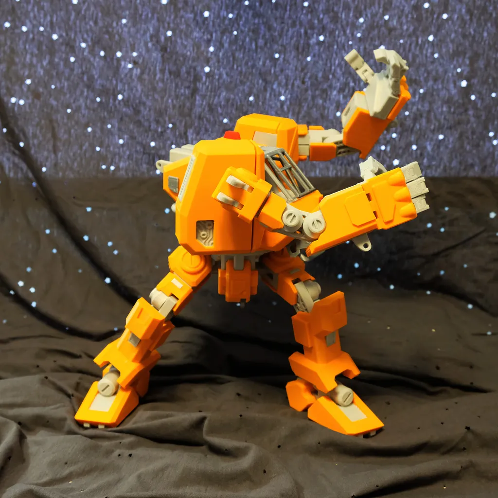 Construction Robot Action Figure