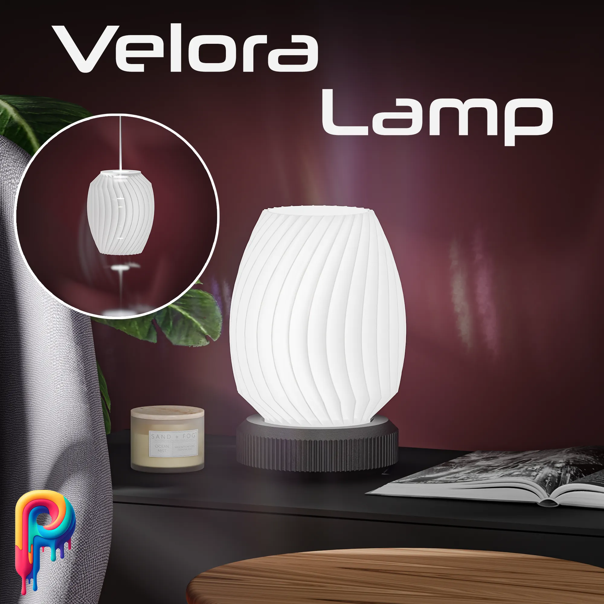 Velora Lamp by Polymeria