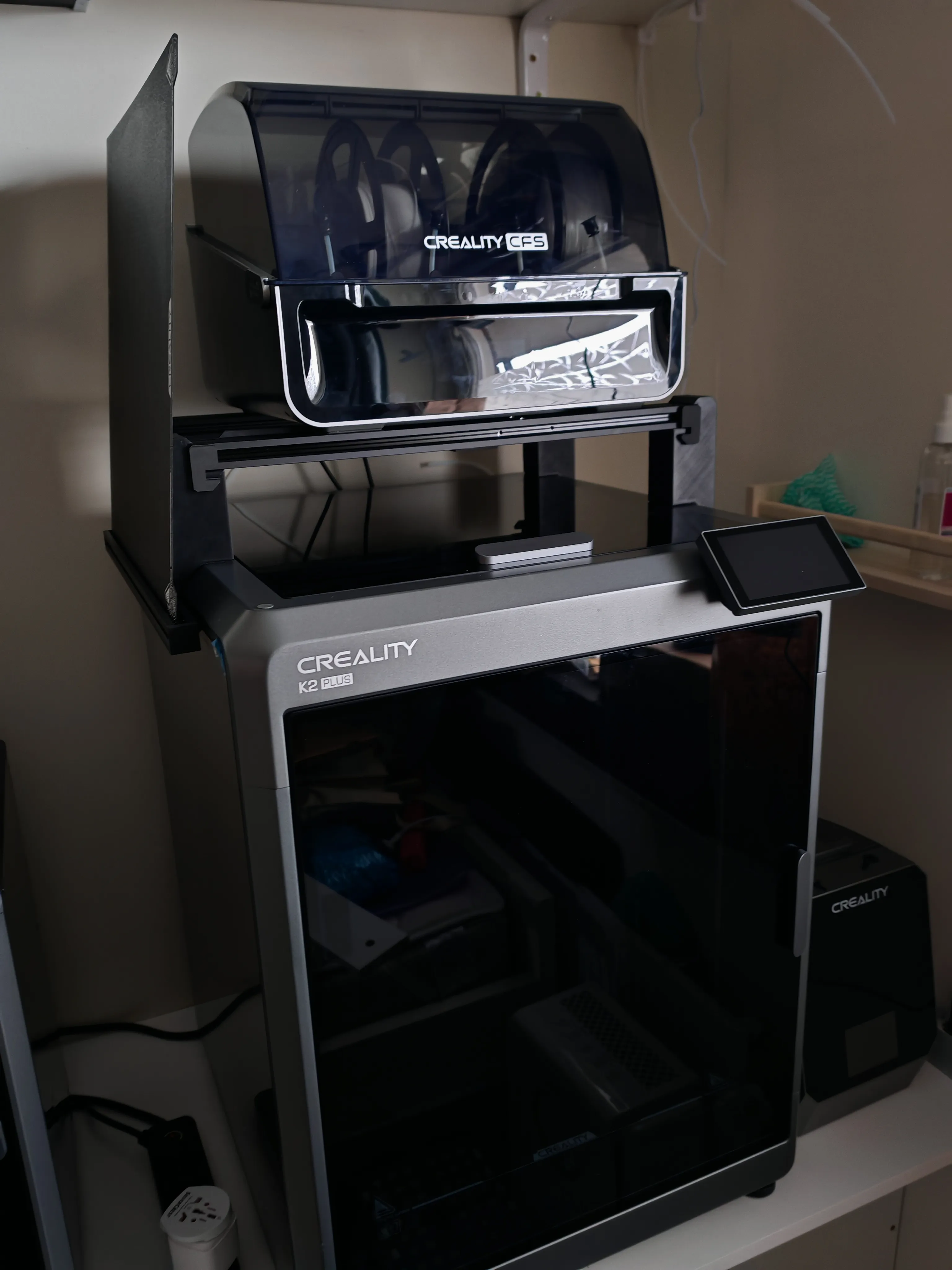 K2 CFS Riser using old printer aluminium profie 20x40x460mm