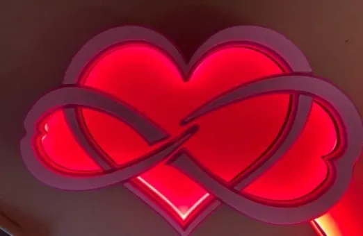 Coração Infinito do Dia dos Namorados