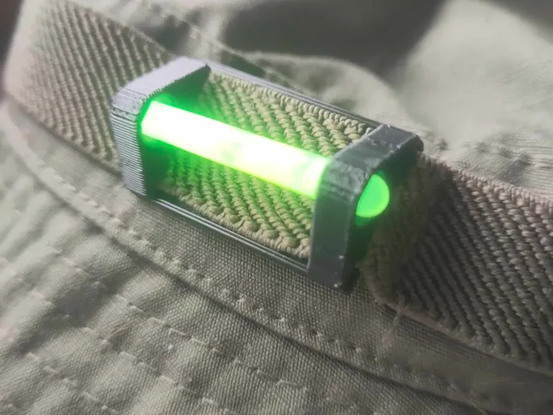 Boonie hat light stick fixing
