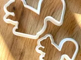 Squirrel cookie cutter, cookie cutter, squirrel, animal, STL-6