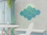 3d wall panel decor "hexagon"-4