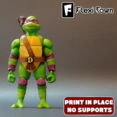 Flexi Print-in-Place Teenage Mutant Ninja Turtles, Donatello-1