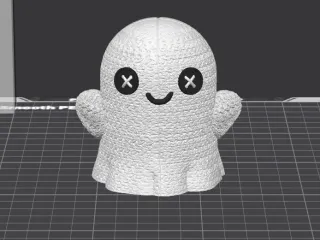 CROCHET GHOST - NO SUPPORTS - COLOR PRINT