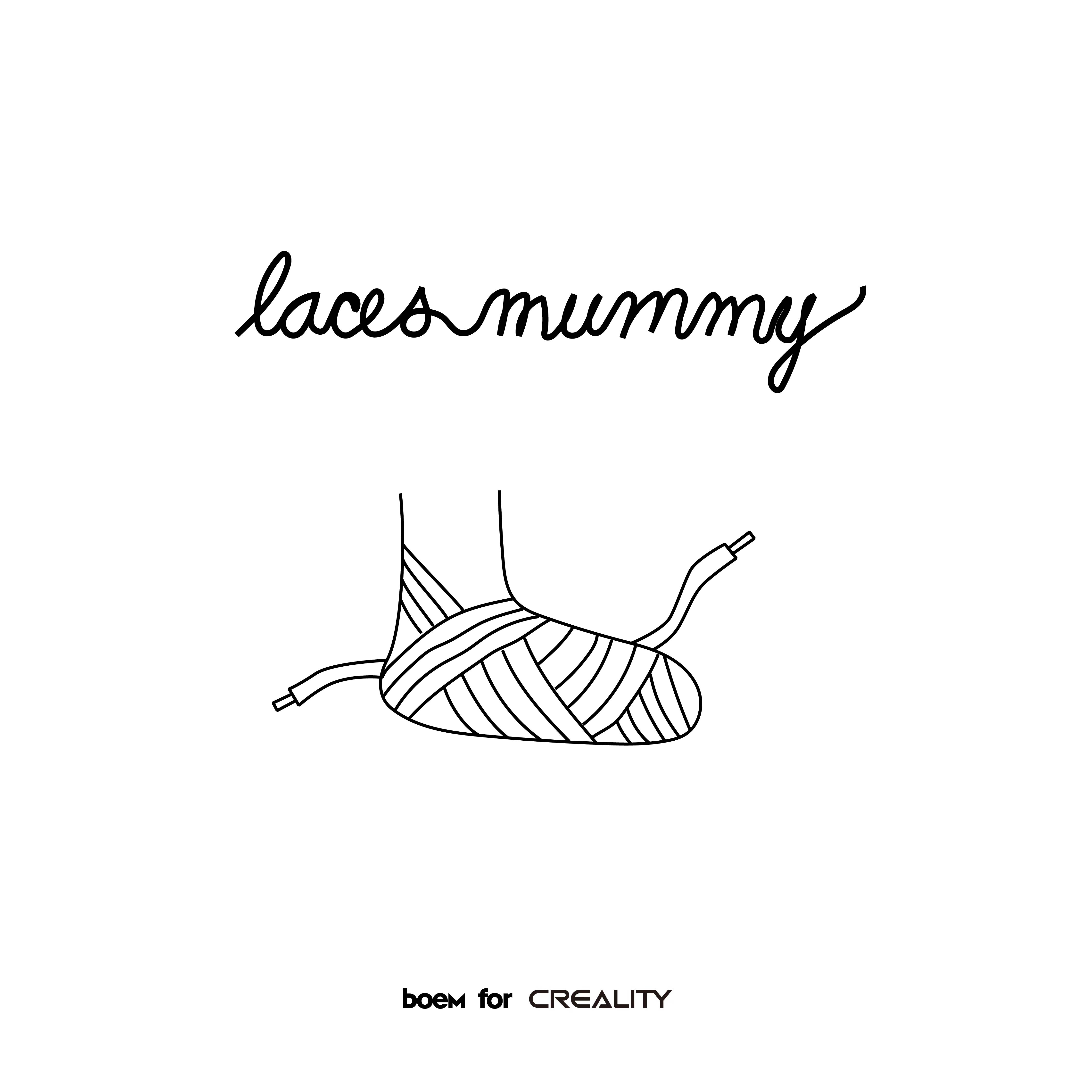 Laces Mummy | Print in place shoe for flexible filaments
