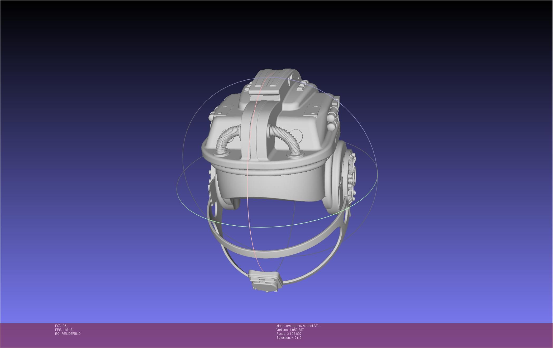 Alien Nostromo Emergency Helmet Printable Assembly | 3D models download ...