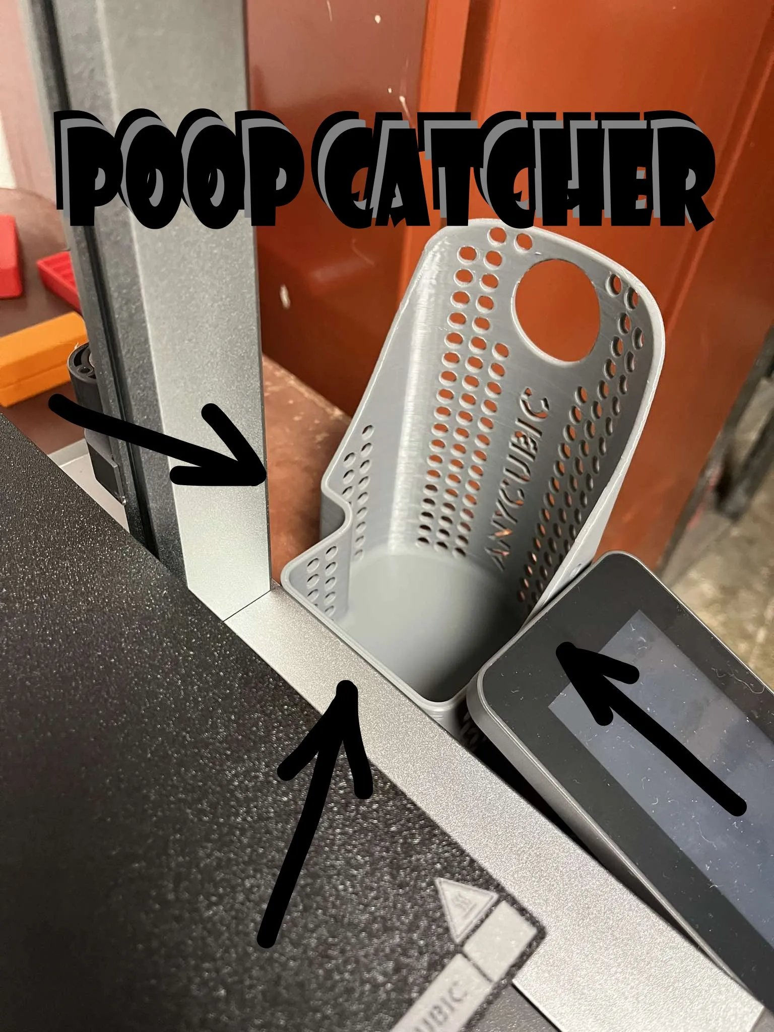 Anycubic Kobra 3 Combo Large Poop Catcher