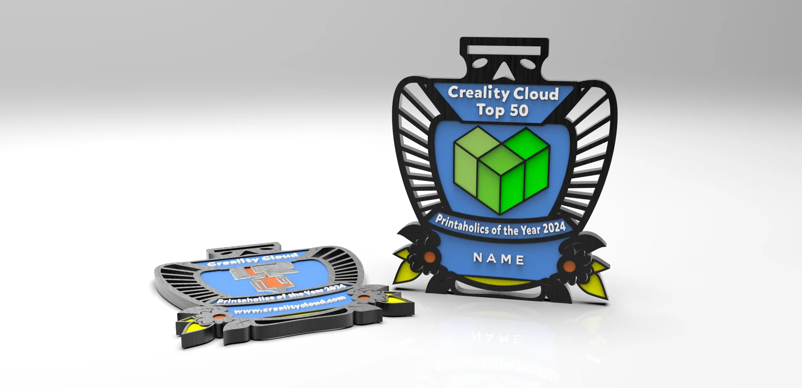 Creality Cloud Top50 Printaholics Designer of the Year 2024