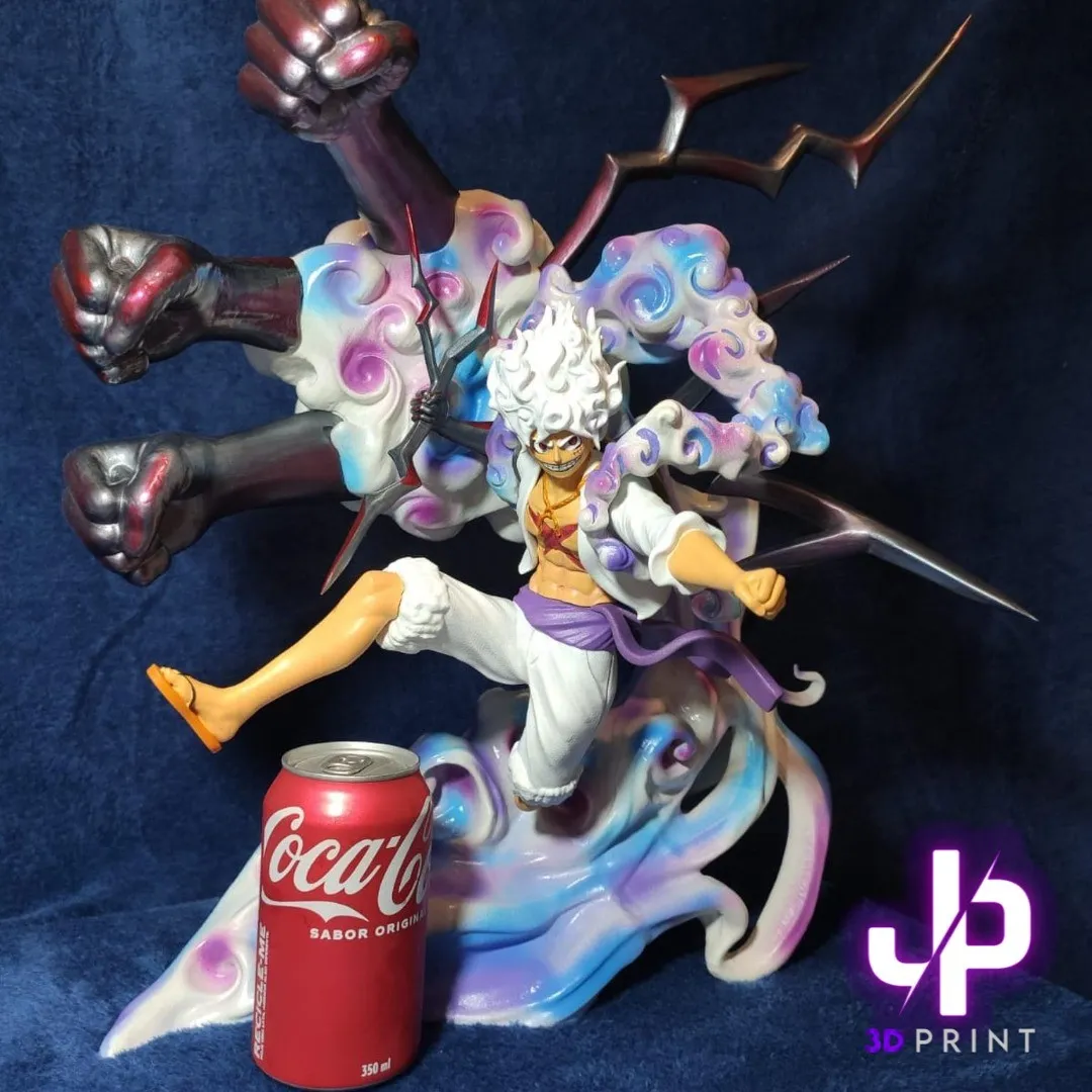 LUFFY GEAR FIVE 5 - ONE PIECE MODÈLE D'IMPRESSION 3D