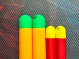 Capsule-shaped container in two sizes.-6
