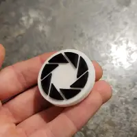 Aperture Science Door Handle for Creality K1, K1C, K1 Max-2