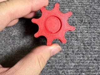 Print in place fidget spinner