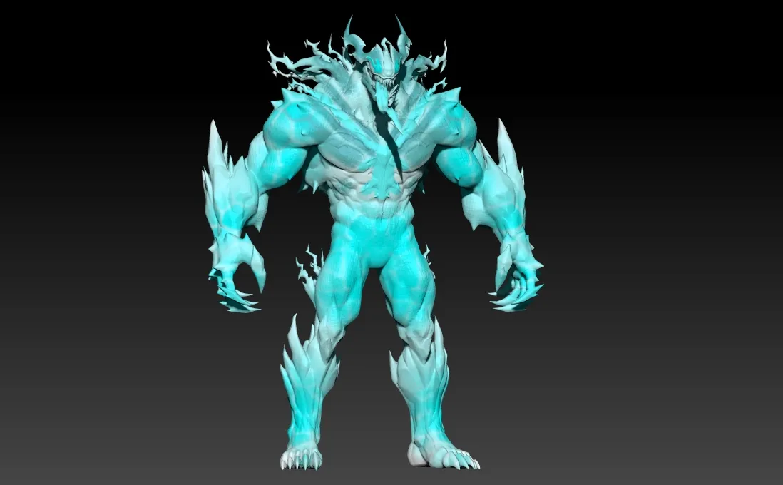 Marvel Rivals - Venom Snow Symbiote version - 3d print