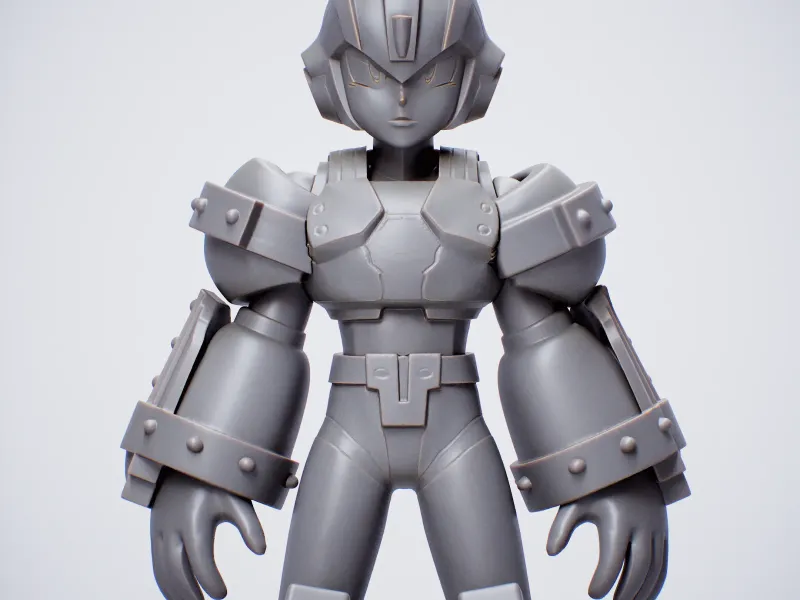 Mega Man X Fan Art - Heavy suit