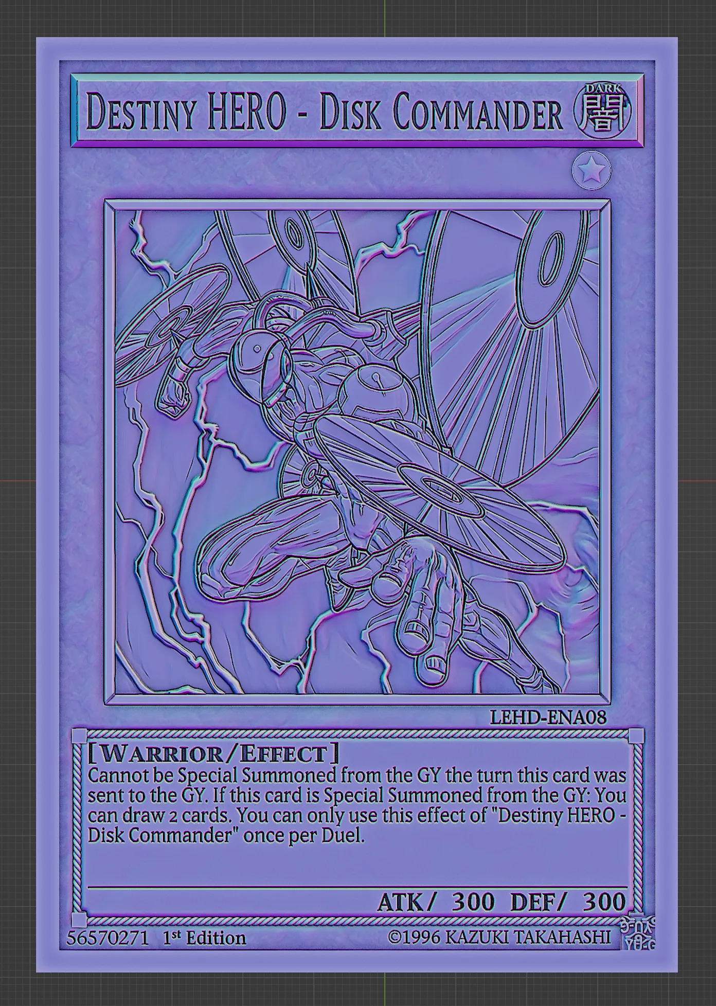 Destiny HERO - Disk Commander - yu-gi-oh!