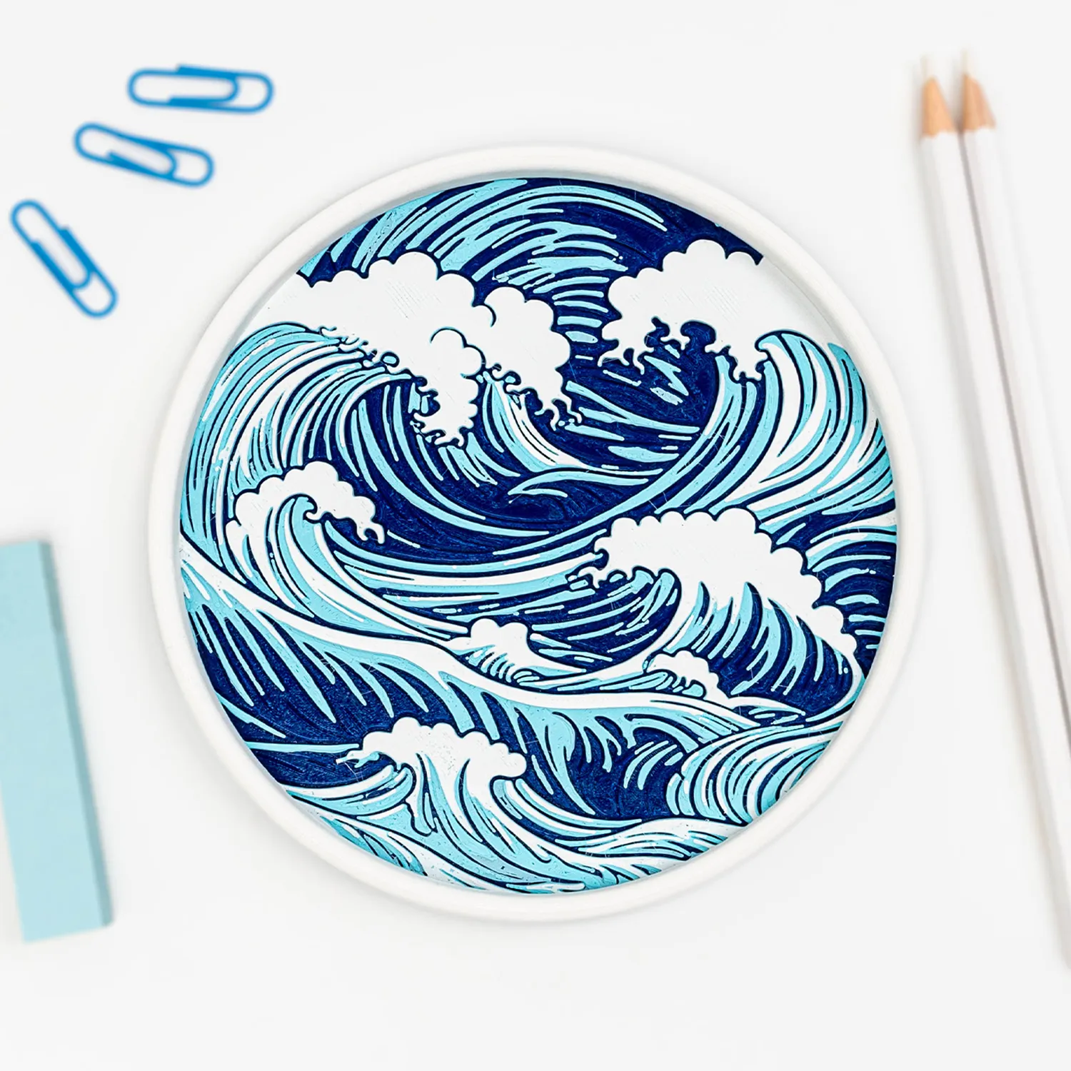 Wave Round Tray