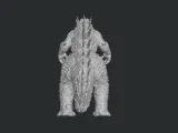 Godzilla stl file 3d printing, 3d print file, miniature-3