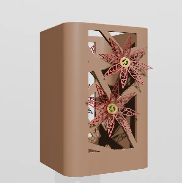 flower pencil holder