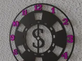 Casino 2 wall clock-3
