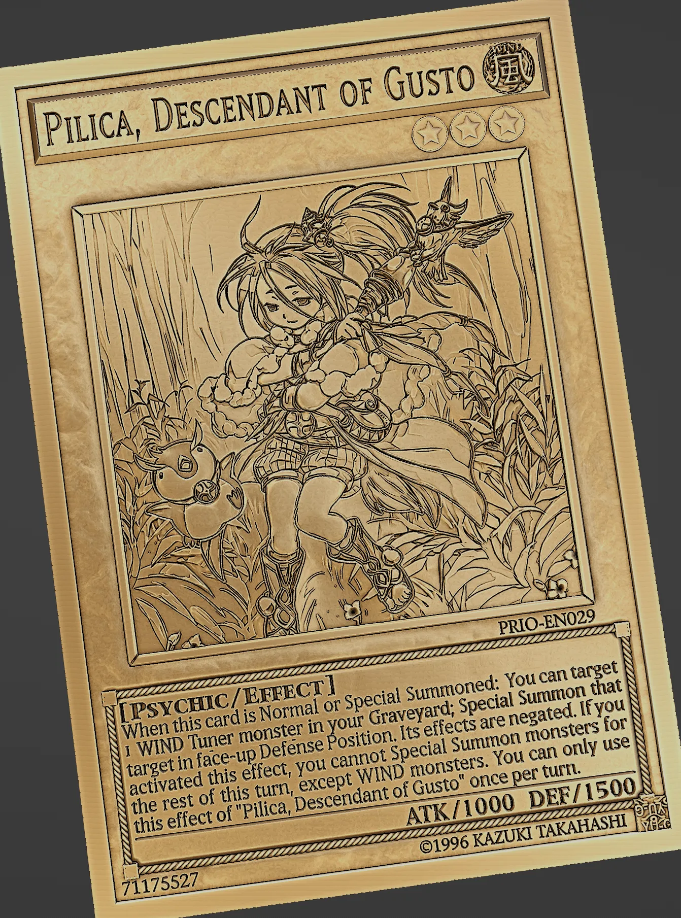 Pilica, Descendant of Gusto - yu-gi-oh!