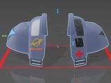 SPACE AGENT SCI FI .SHOULDER CAPS-5
