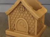 Cozy Bee Cottage Planter STL 3D Printable Model-5