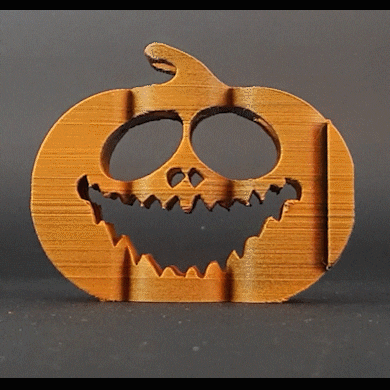 Text Flip: Boo - Pumpkin 3d model