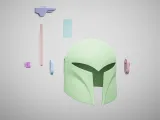 Sabine's Helmet - 3D Printable STL Model-8